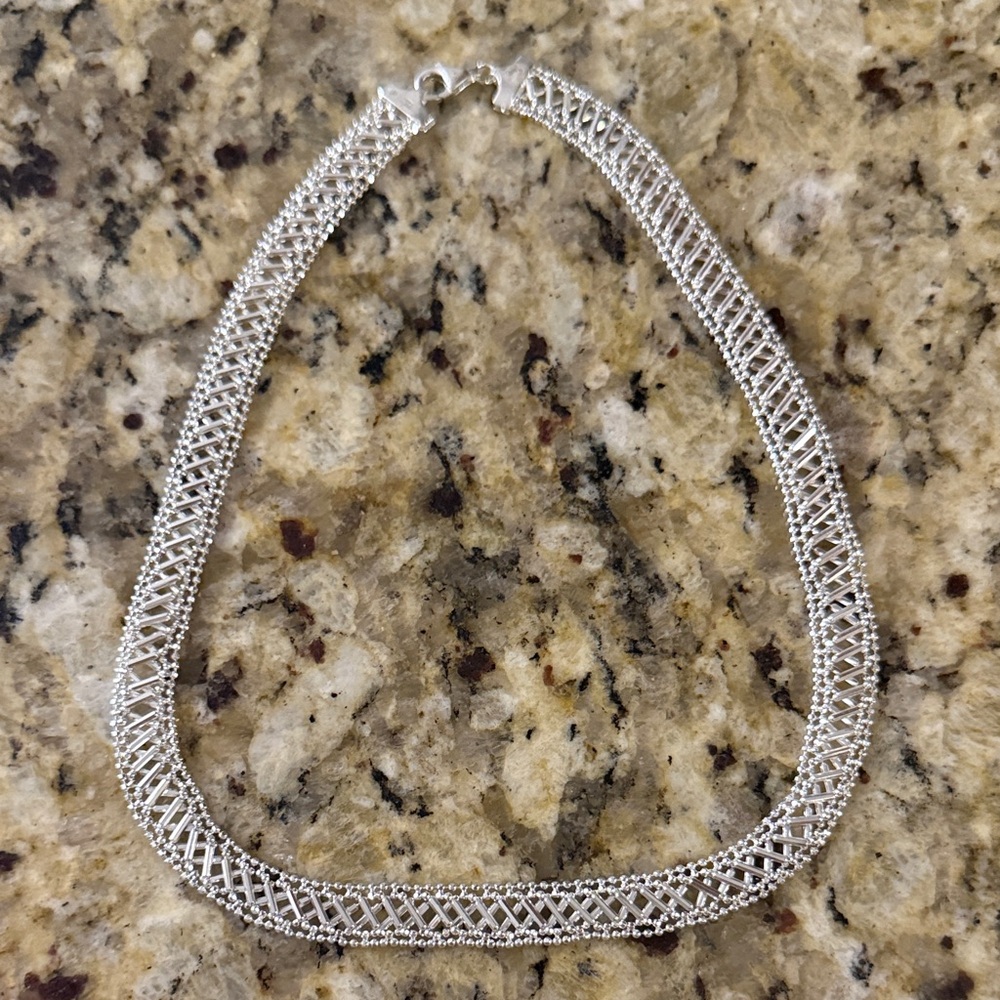 Elegant Sterling Silver Necklace